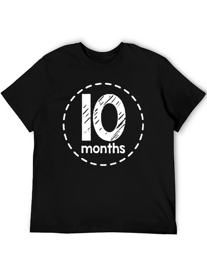 Baby Milestone T-Shirt - 10 Months Design