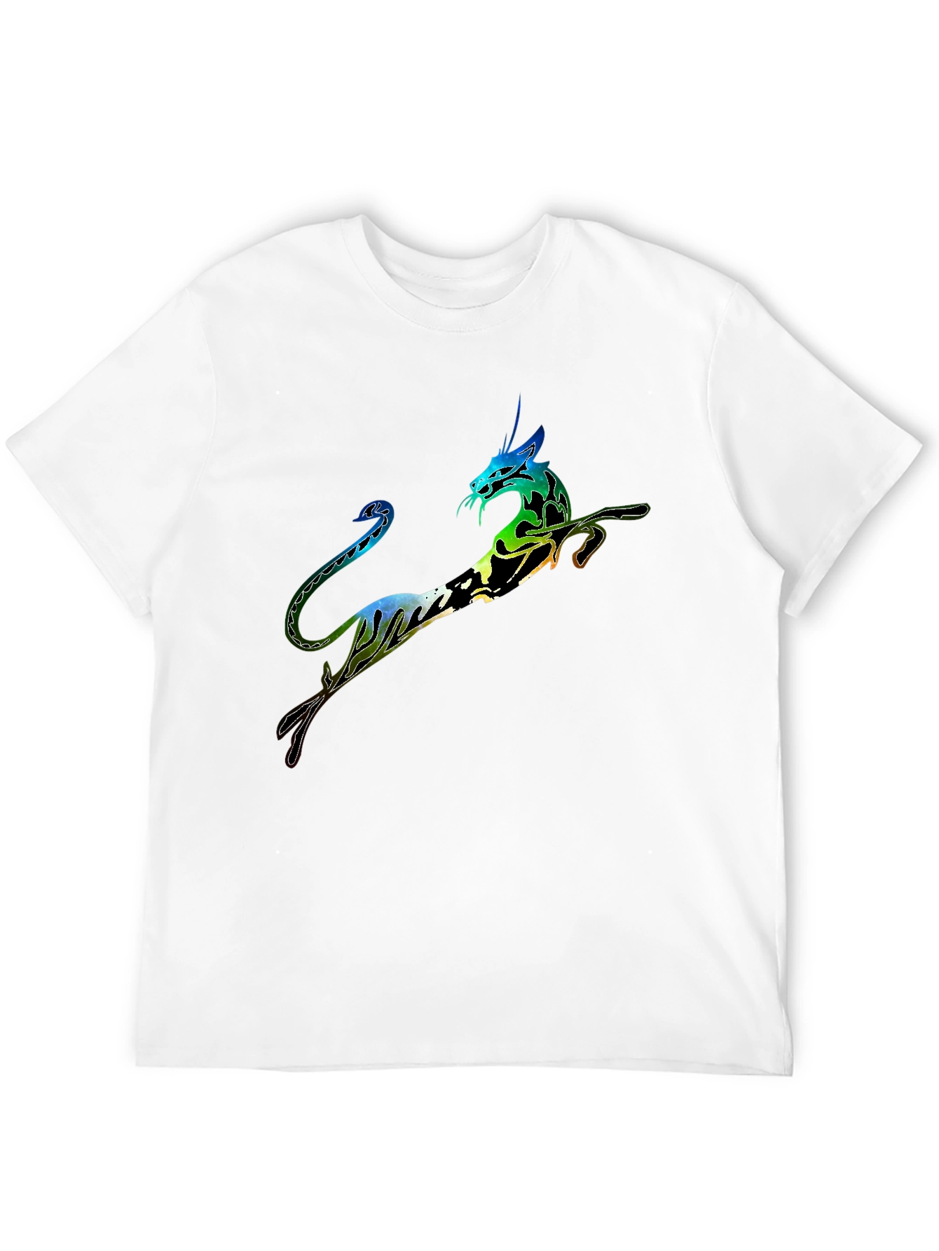 Unique Dragon Graphic Print Tee