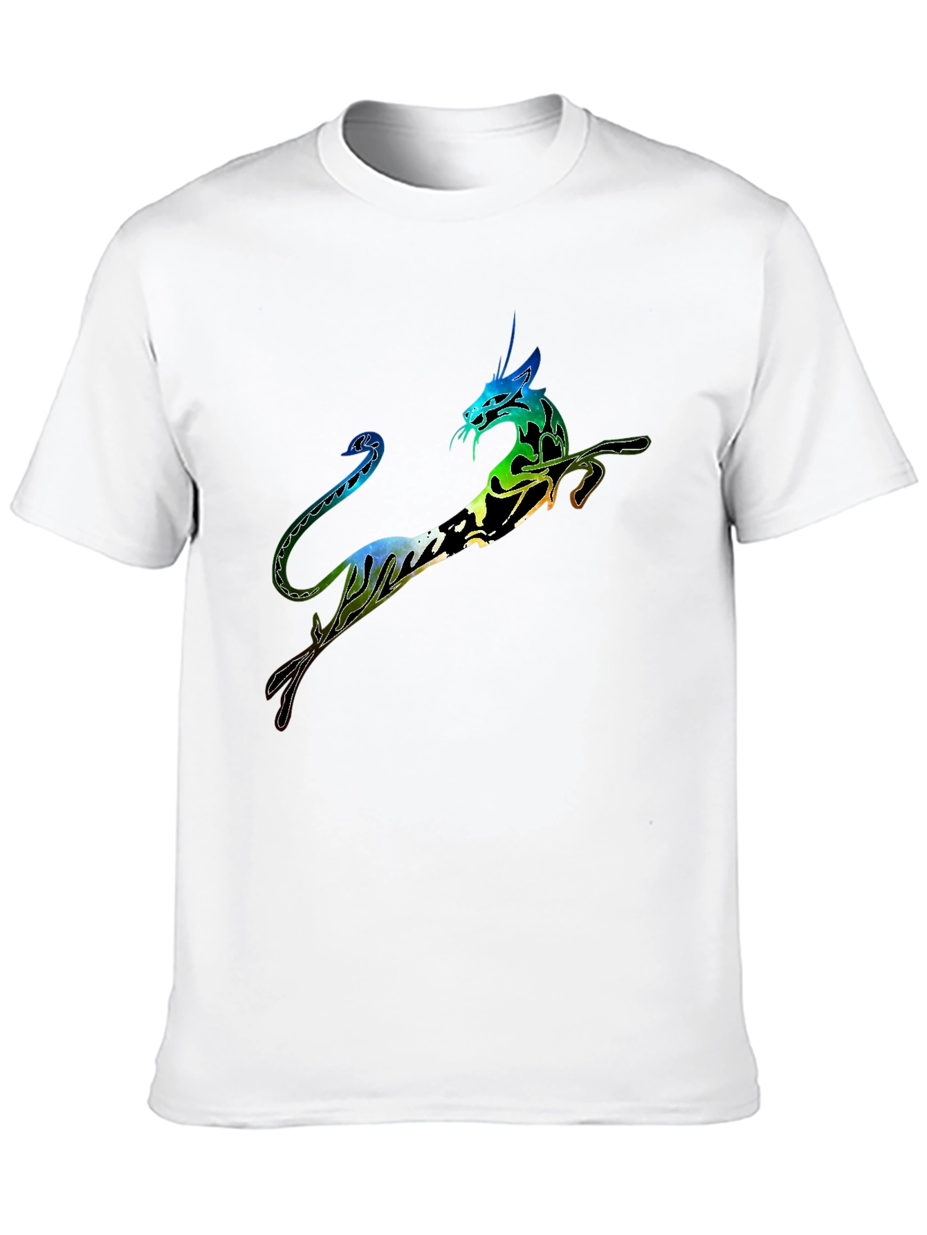 Unique Dragon Graphic Print Tee