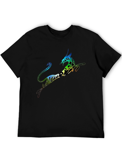 Unique Dragon Graphic Print Tee