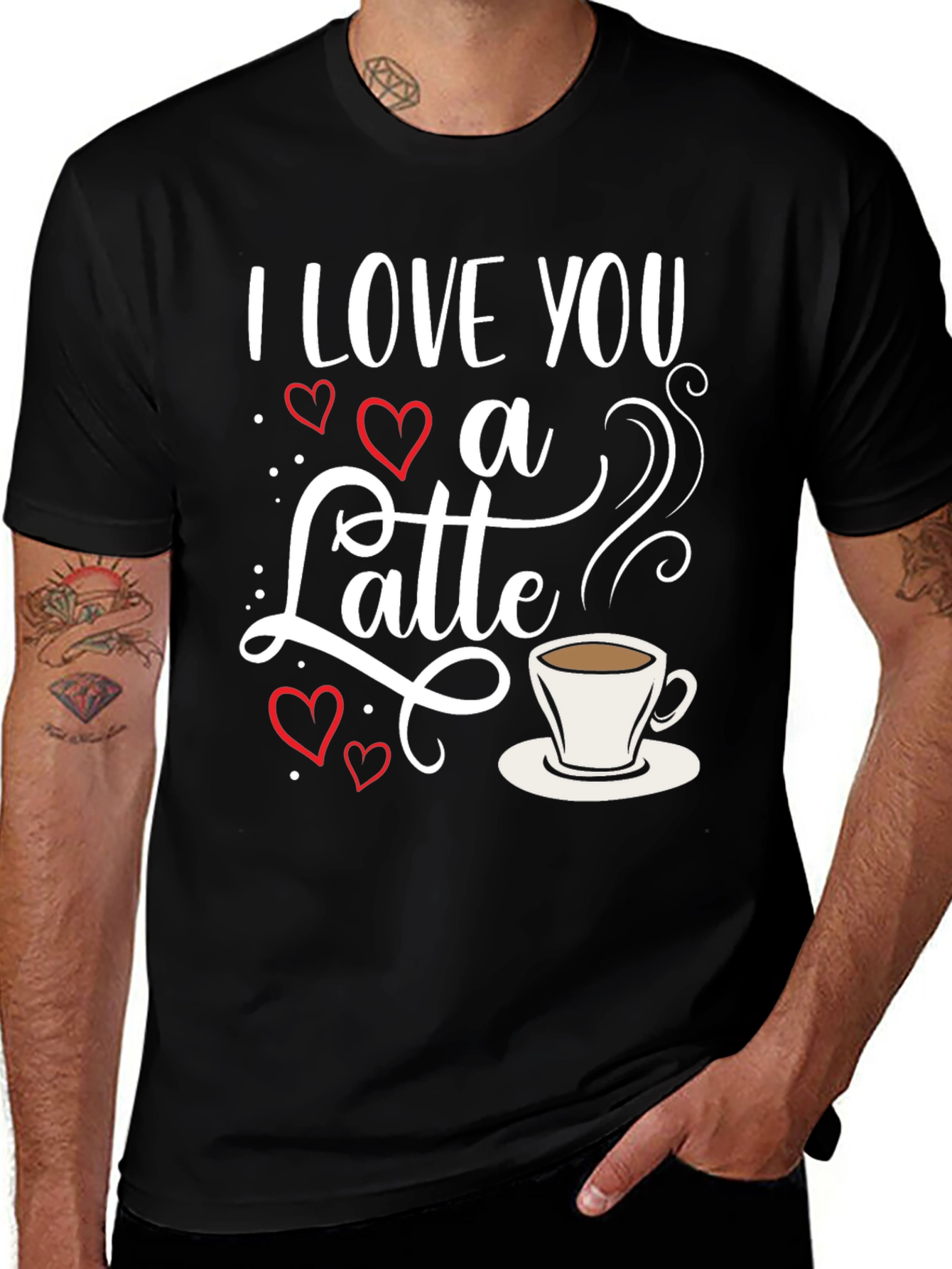 I Love You a Latte Graphic T-Shirt
