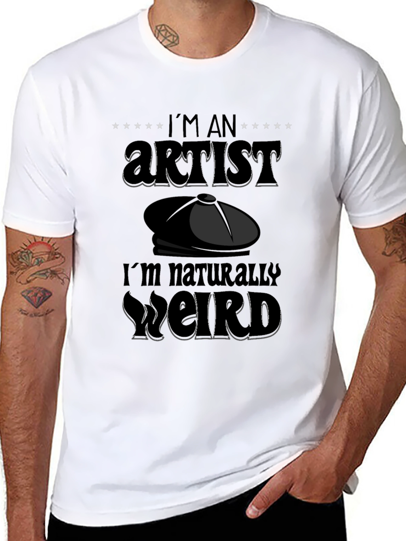 Im An Artist Im Naturally Weird T-Shirt