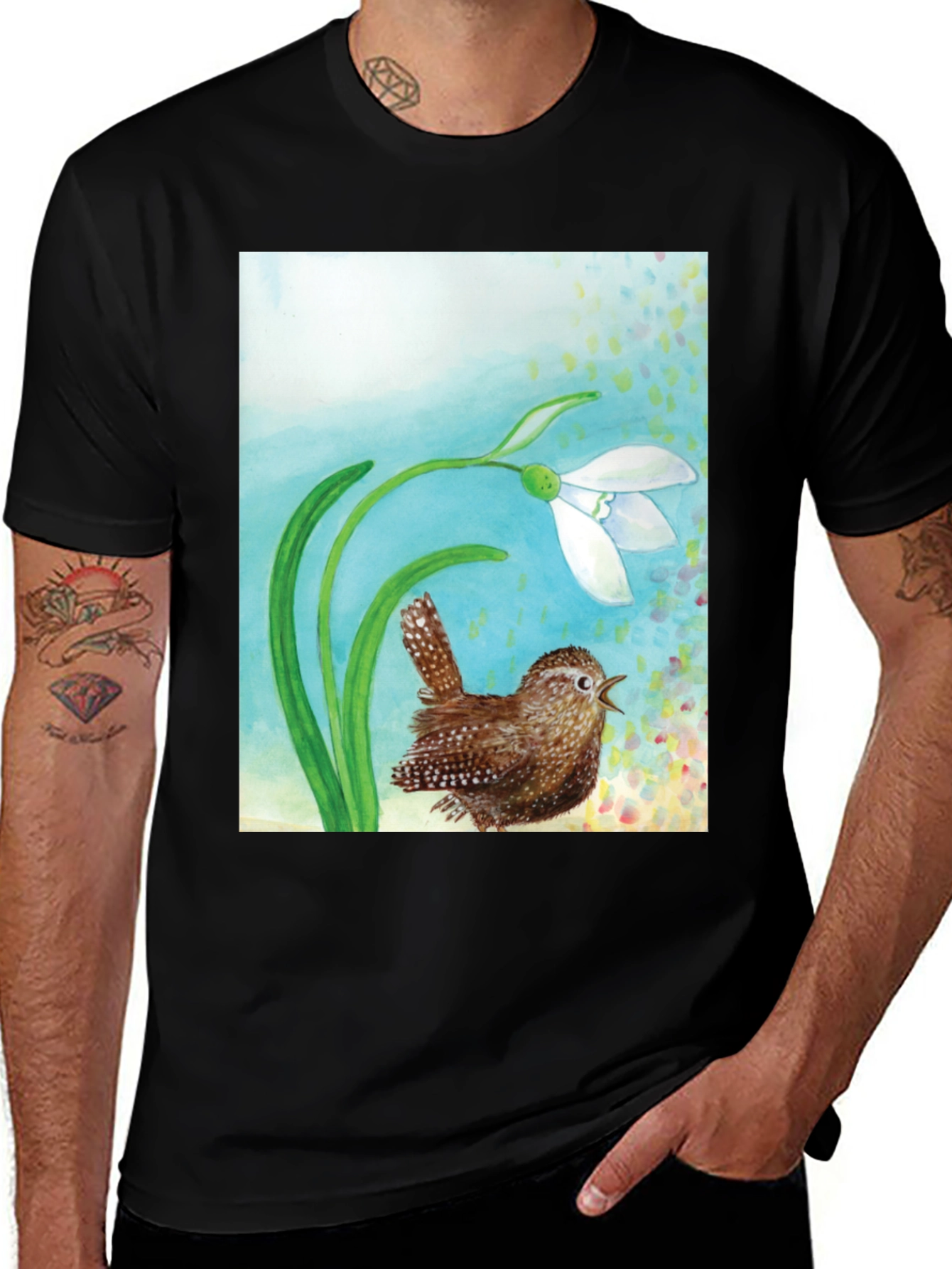 Snowdrop and Wren T-Shirt