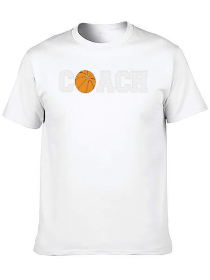 Basketball Coach Graphic Tee - Sporty Style