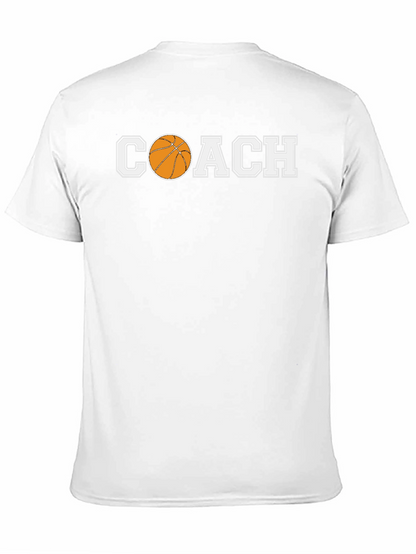 Basketball Coach Graphic Tee - Sporty Style