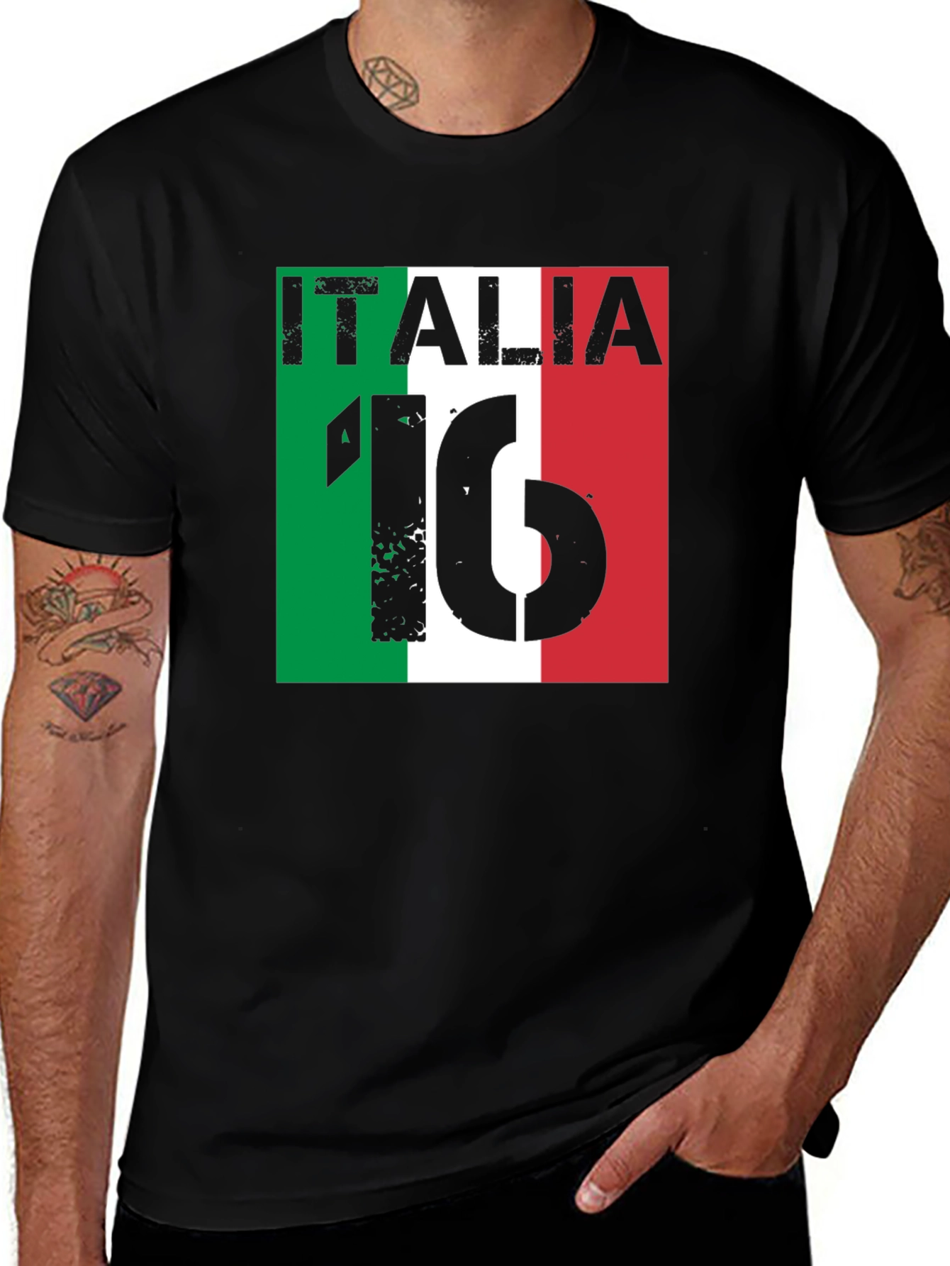 Italia T-Shirt - Italian Flag Design