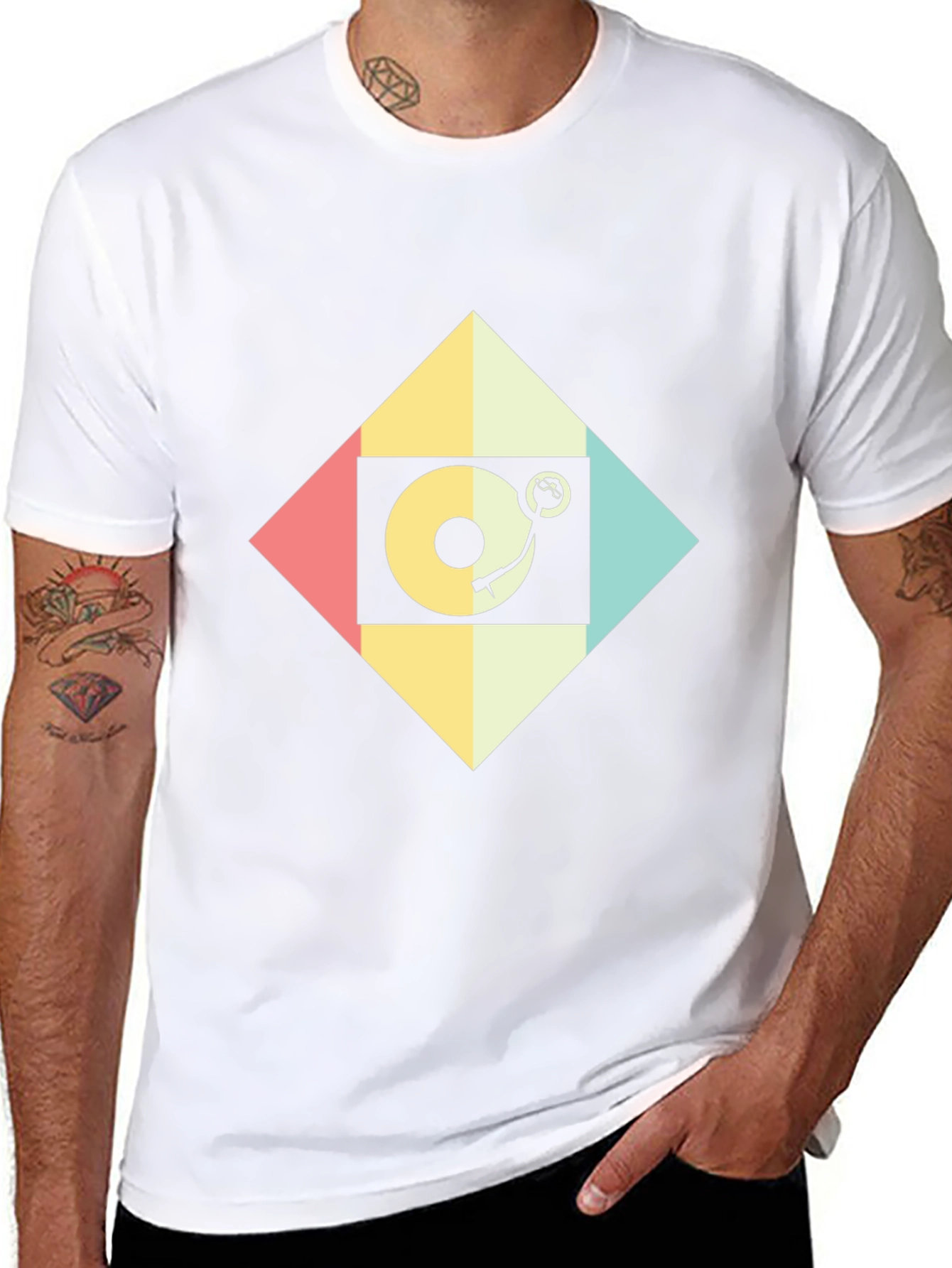 Retro Turntable Graphic Tee