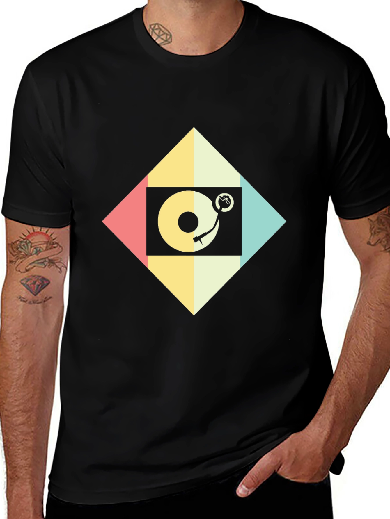Retro Turntable Graphic Tee