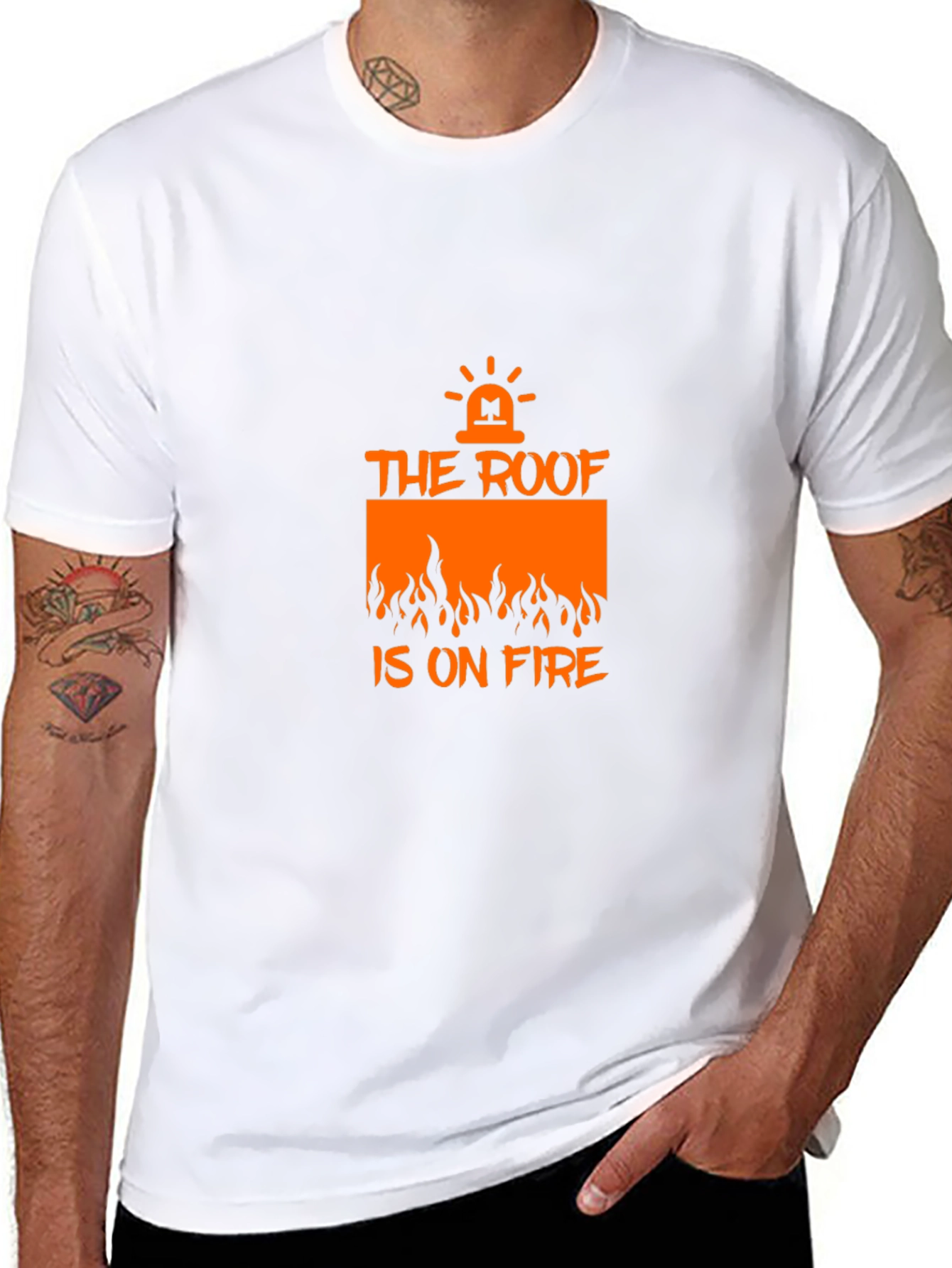 The Roof is on Fire Graphic Tee