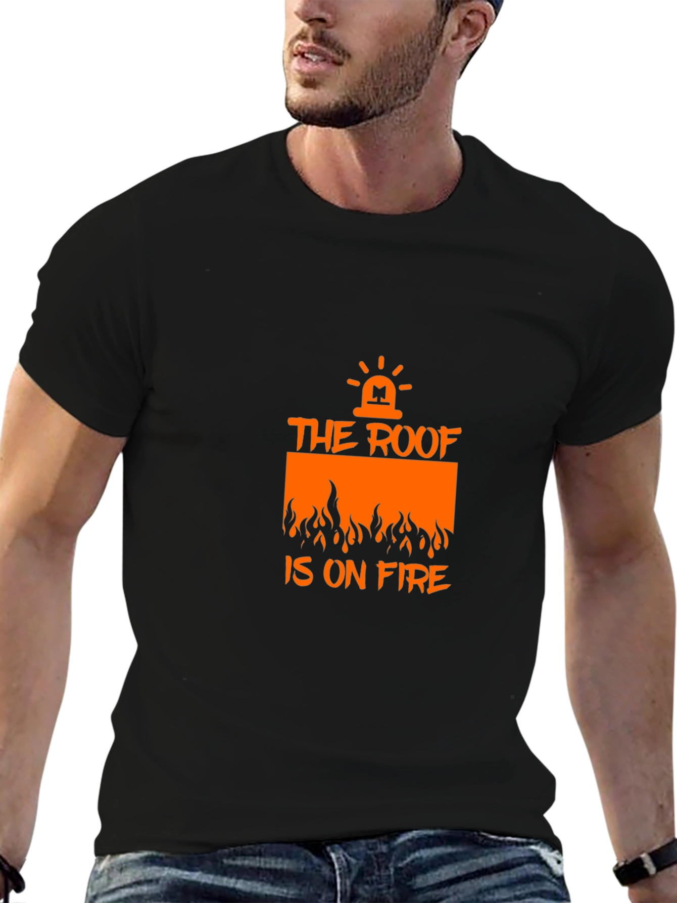The Roof is on Fire Graphic Tee