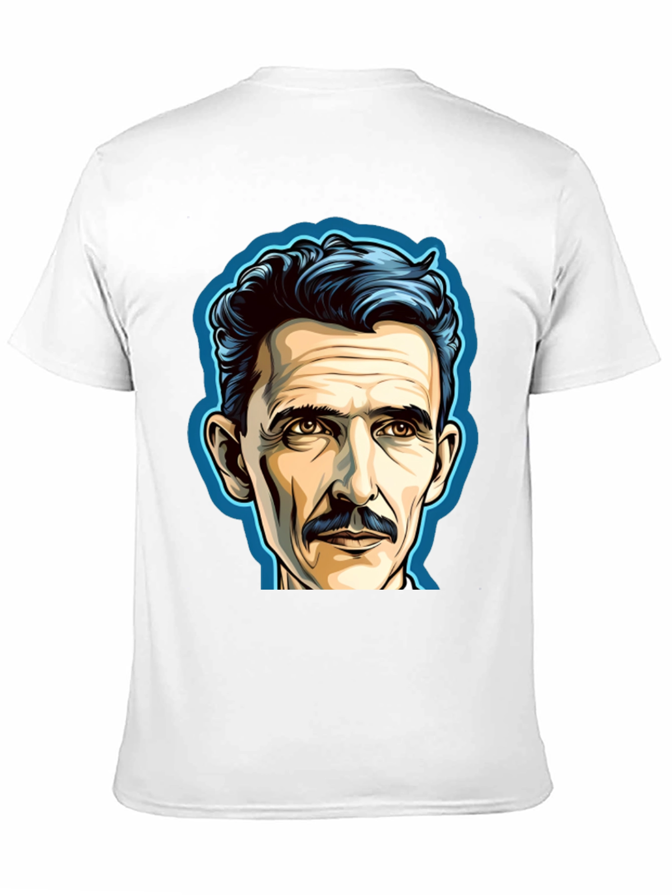 Nikola Tesla Portrait Graphic T-Shirt
