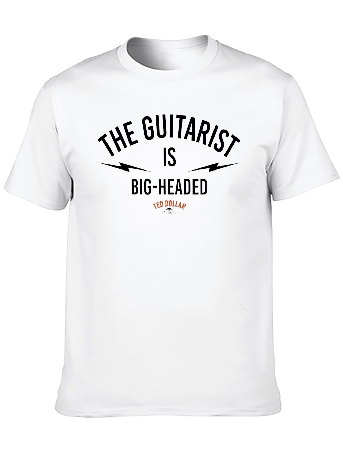 The Guitarist Is Big-Headed Mens Tee