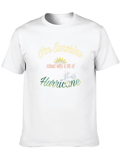 Sunshine Hurricane Mens Black Graphic Tee