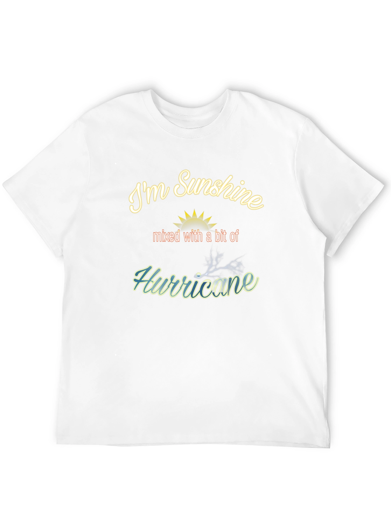 Sunshine Hurricane Mens Black Graphic Tee