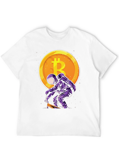Bitcoin Astronaut T-Shirt - Crypto Moon Mission Tee