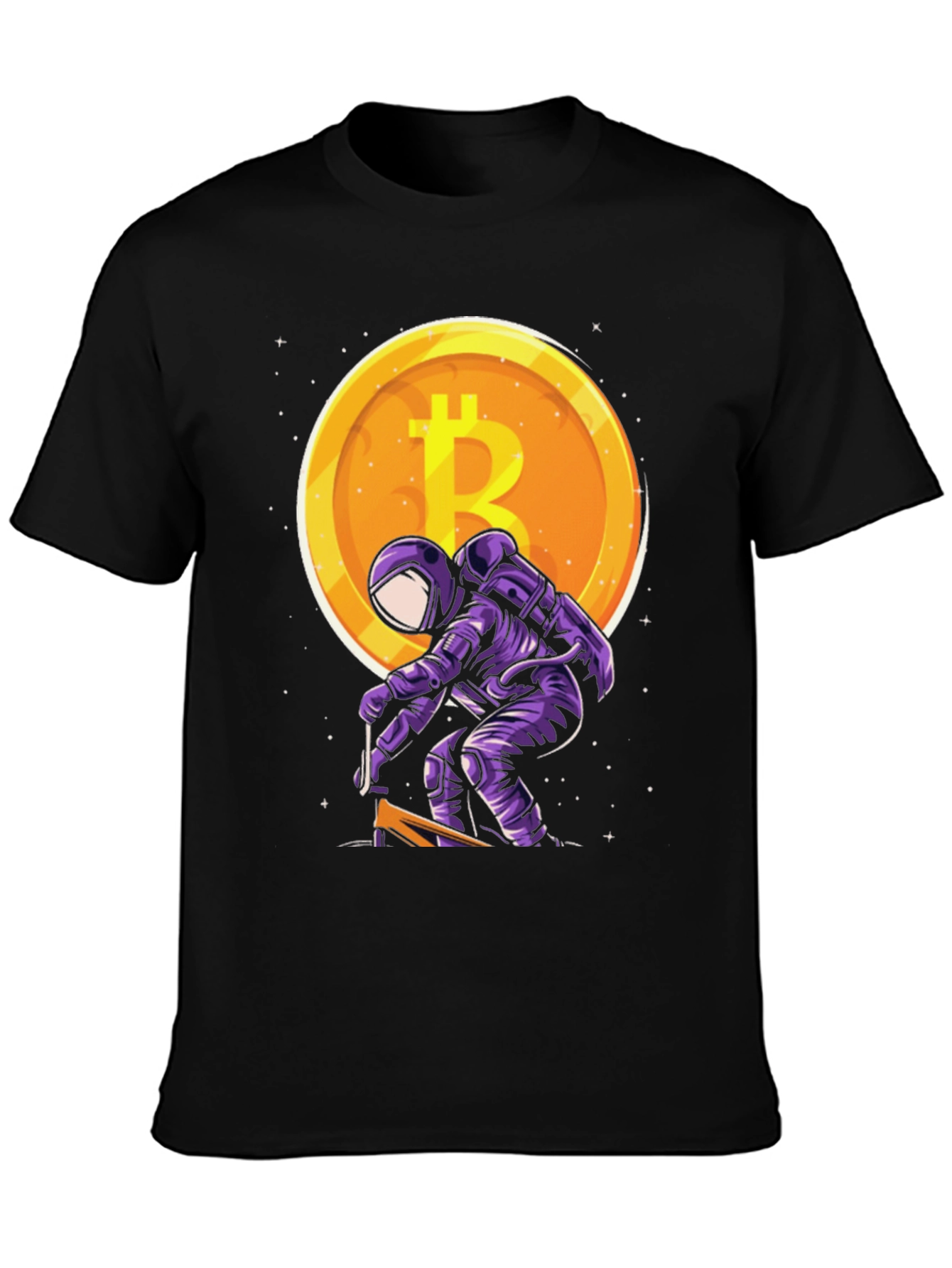 Bitcoin Astronaut T-Shirt - Crypto Moon Mission Tee