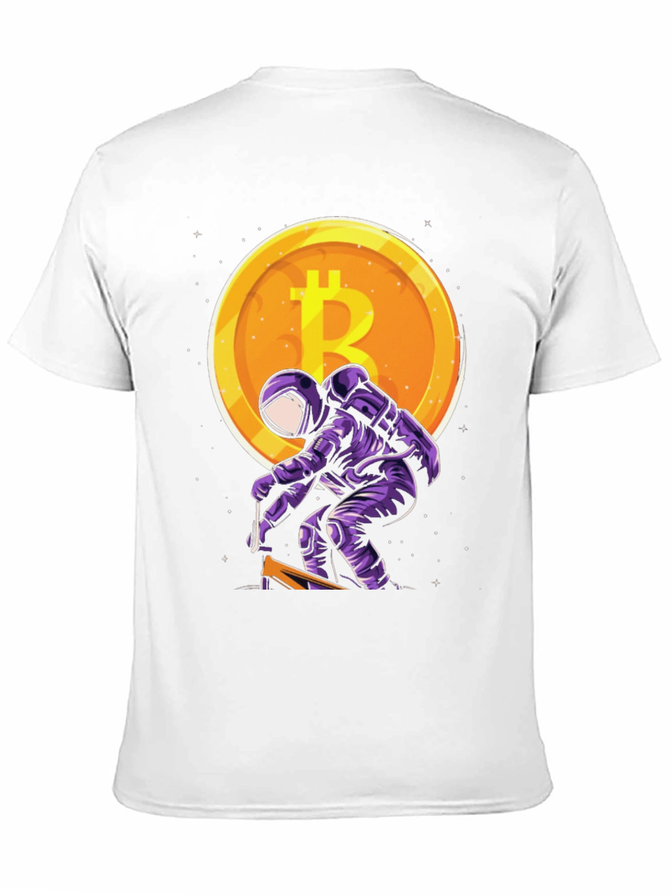 Bitcoin Astronaut T-Shirt - Crypto Moon Mission Tee