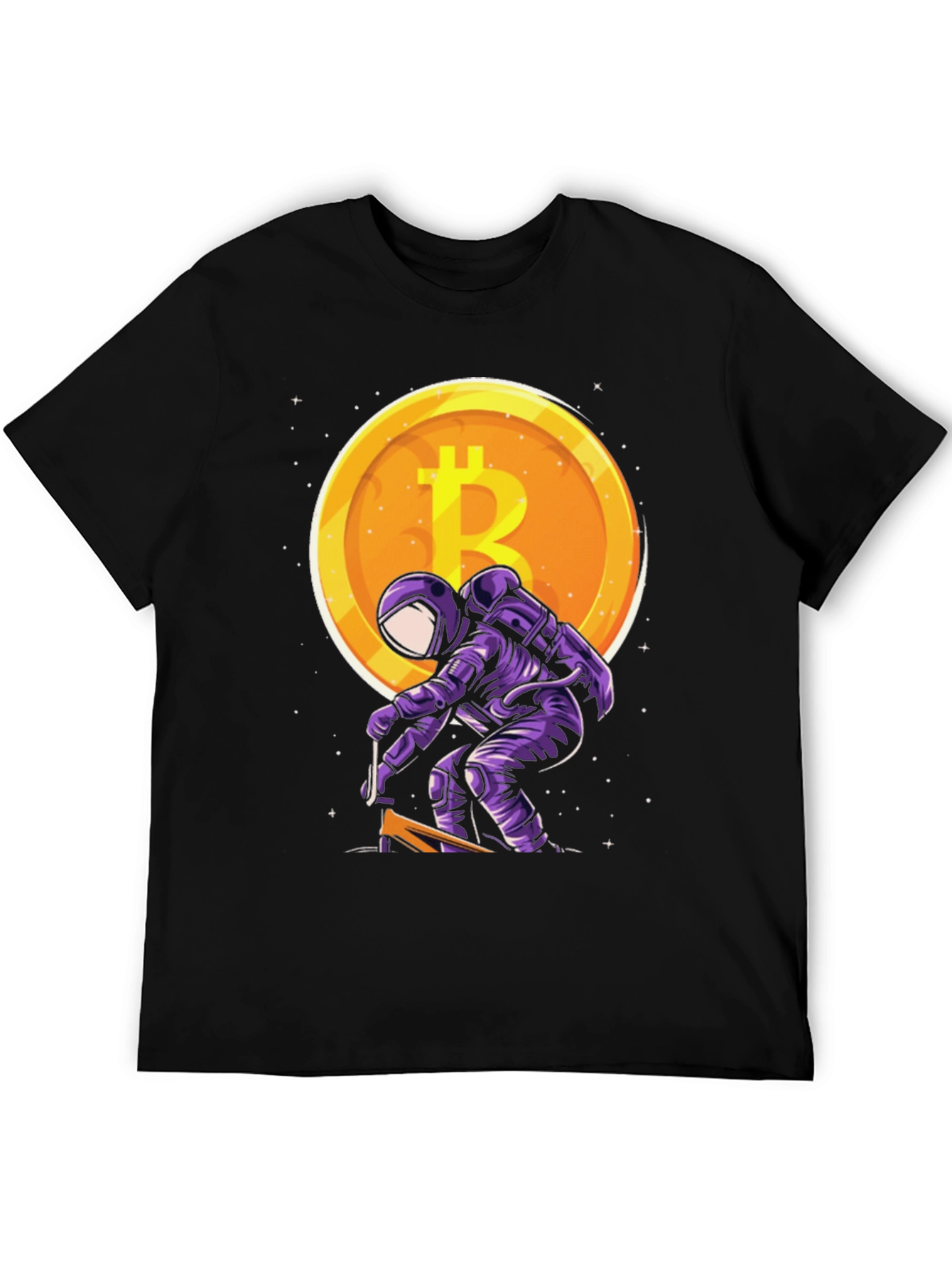 Bitcoin Astronaut T-Shirt - Crypto Moon Mission Tee