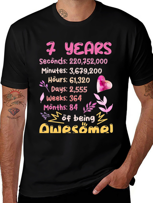 7 Years Awesome T-Shirt