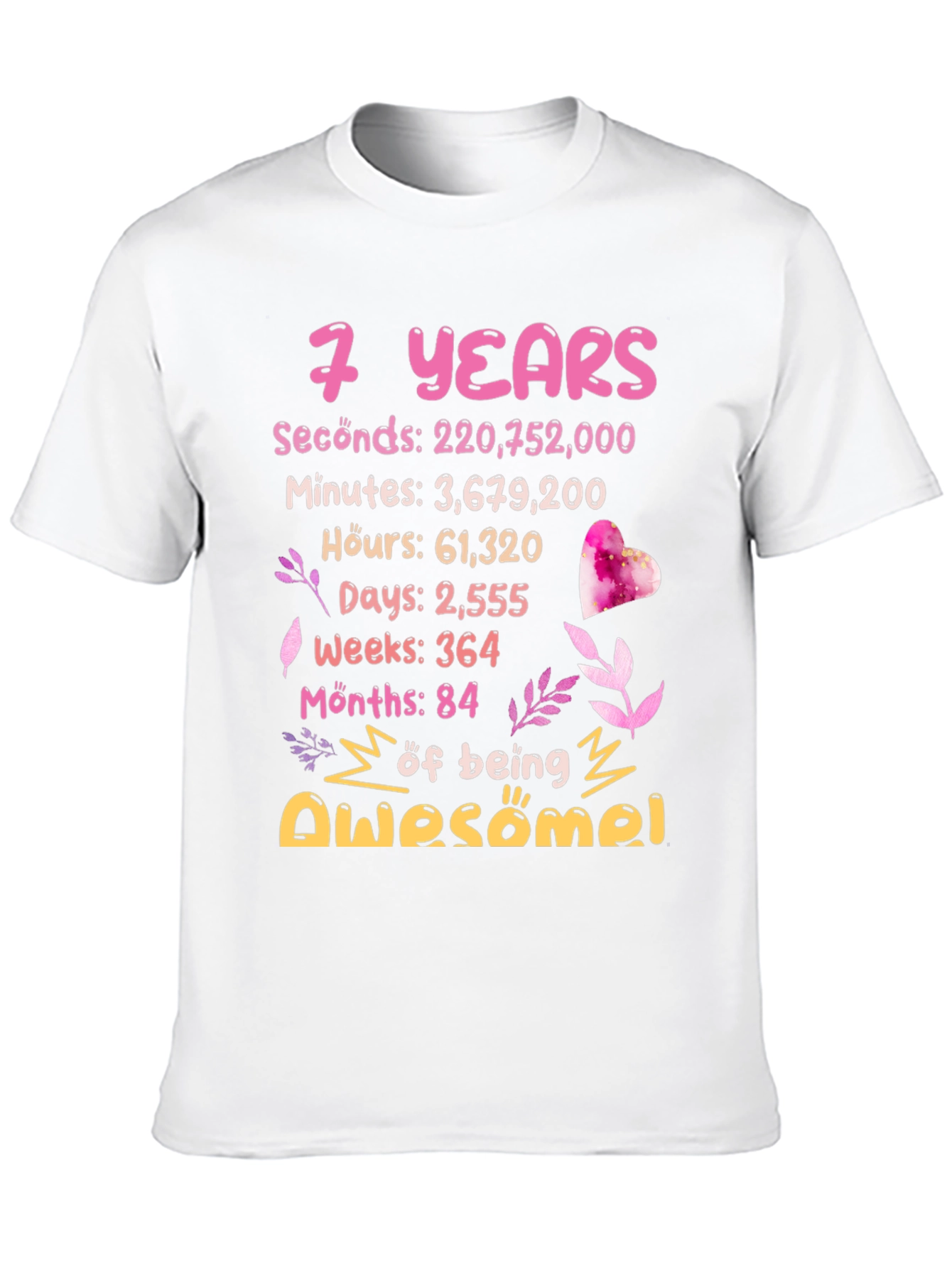 7 Years Awesome T-Shirt