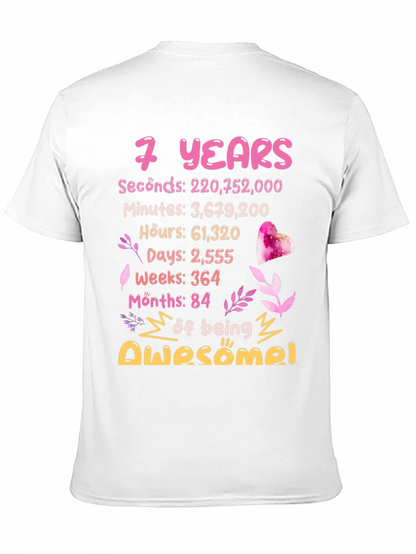 7 Years Awesome T-Shirt