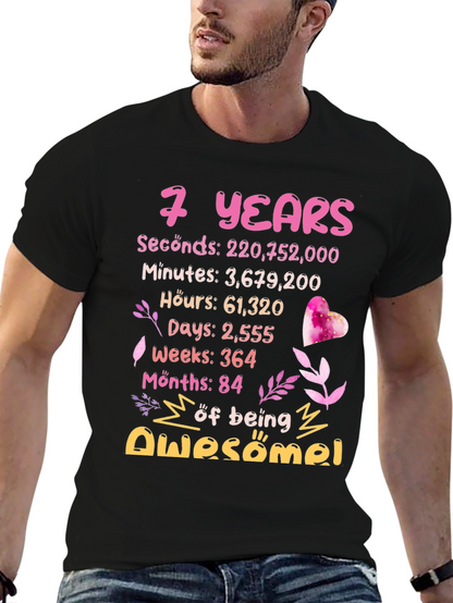 7 Years Awesome T-Shirt