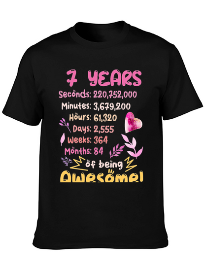 7 Years Awesome T-Shirt
