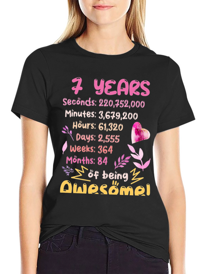 7 Years Awesome T-Shirt