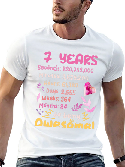 7 Years Awesome T-Shirt