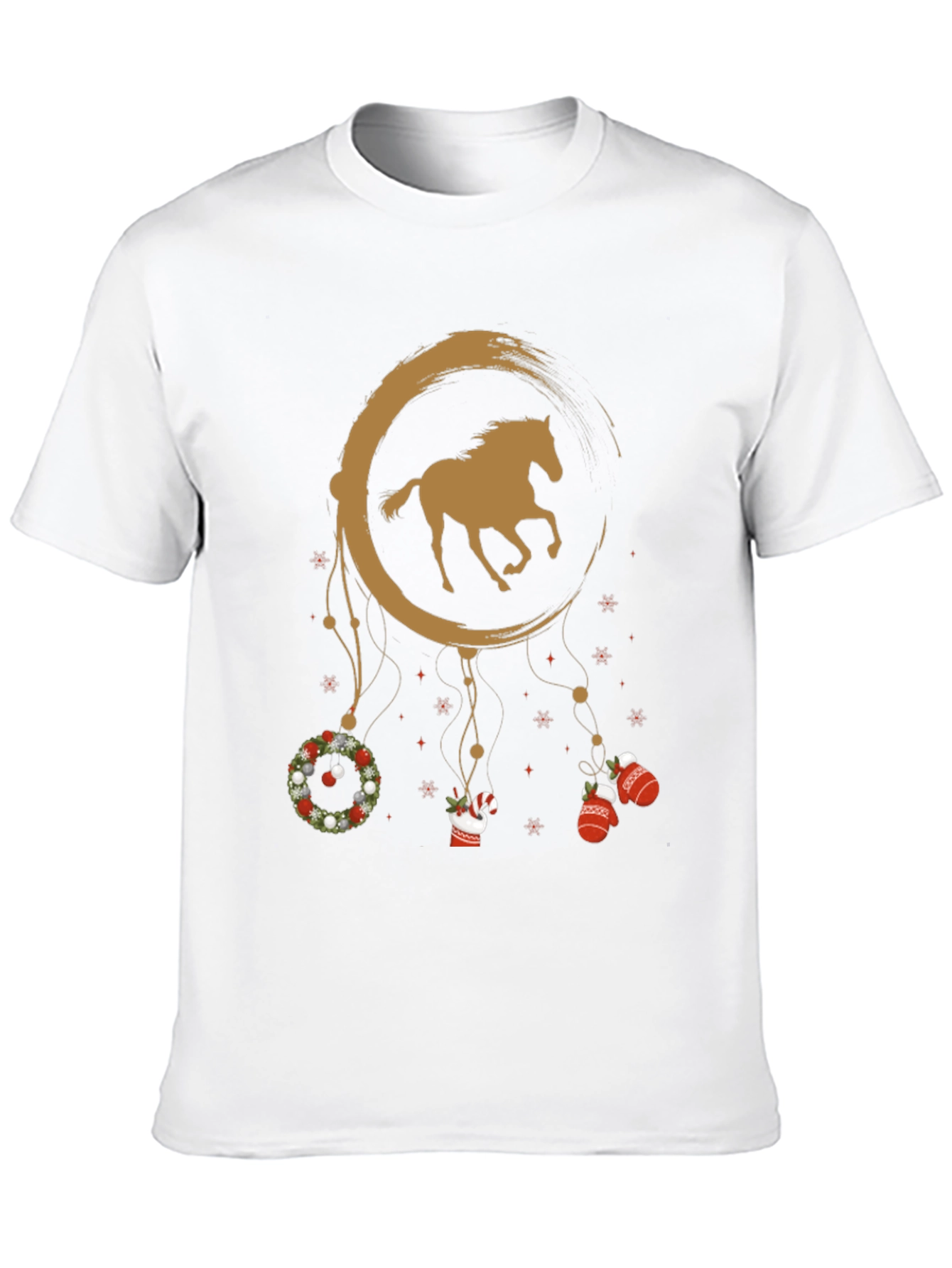 Horse Christmas Dreamcatcher Graphic Tee