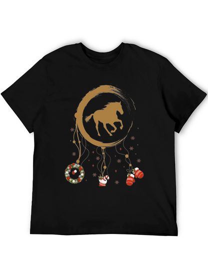 Horse Christmas Dreamcatcher Graphic Tee
