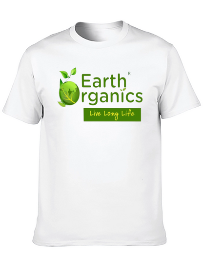 Earth Organics Black T-Shirt - Live Long Life