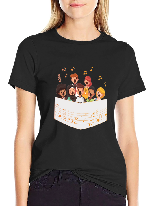 Choir Graphic Tee - Black