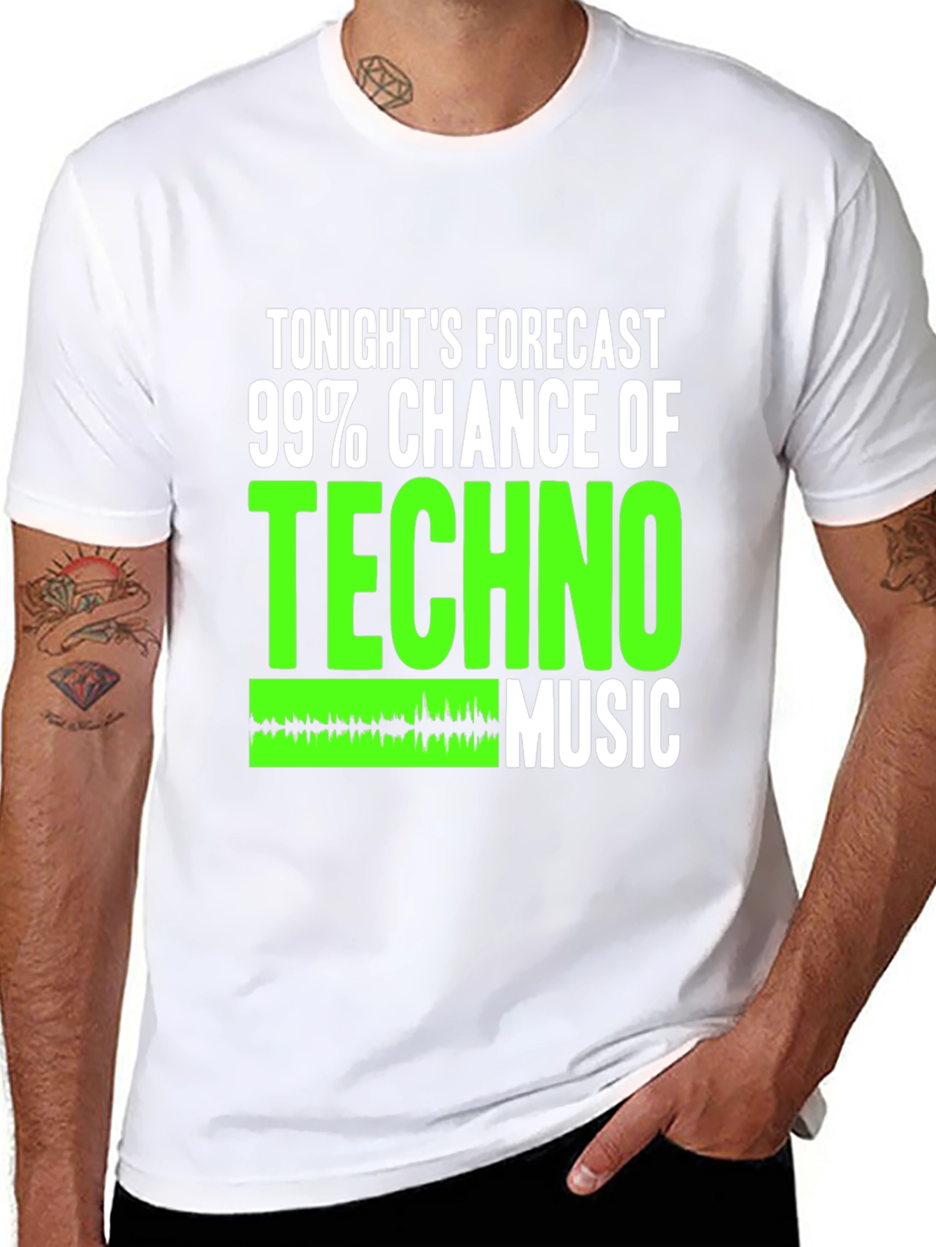 Techno Music Forecast T-Shirt
