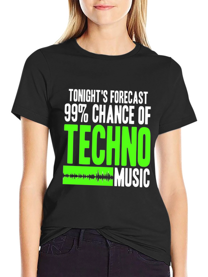 Techno Music Forecast T-Shirt