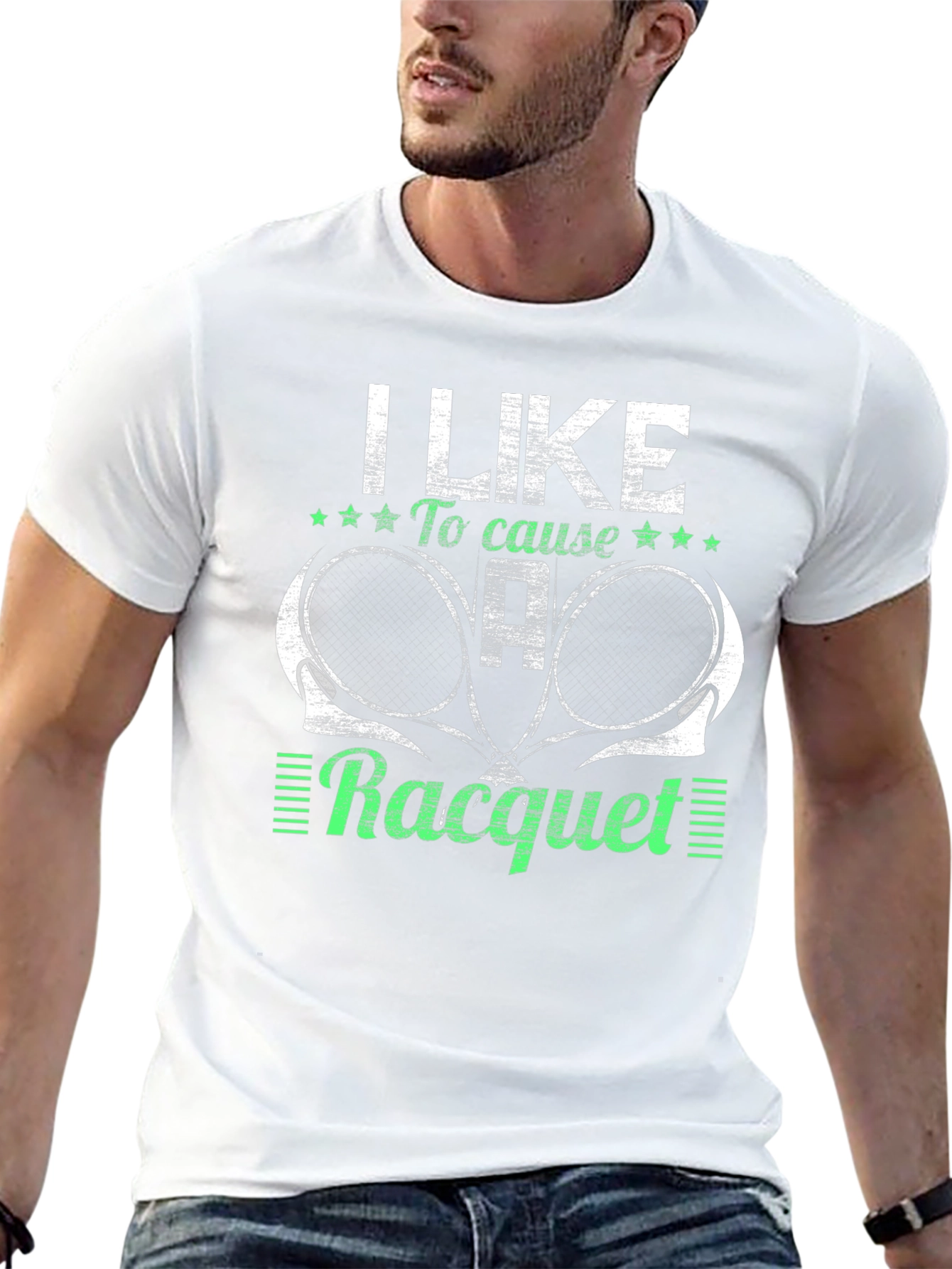 I Like to Cause a Racquet T-Shirt