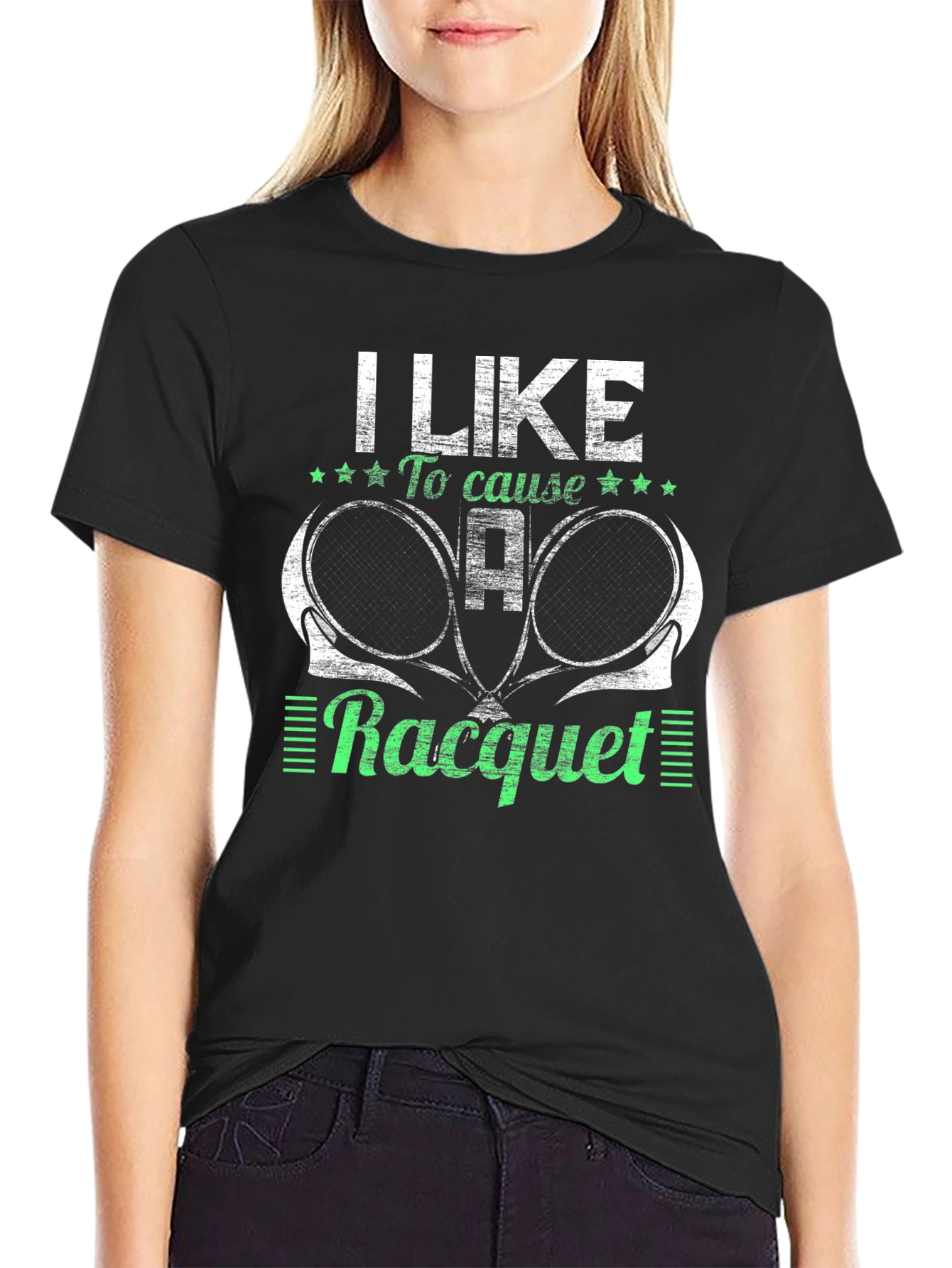 I Like to Cause a Racquet T-Shirt