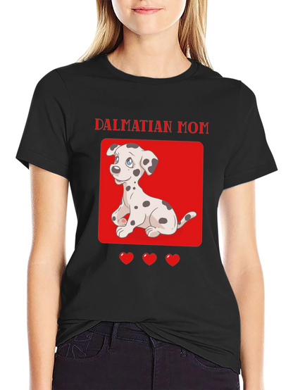 Dalmatian Mom Graphic T-Shirt