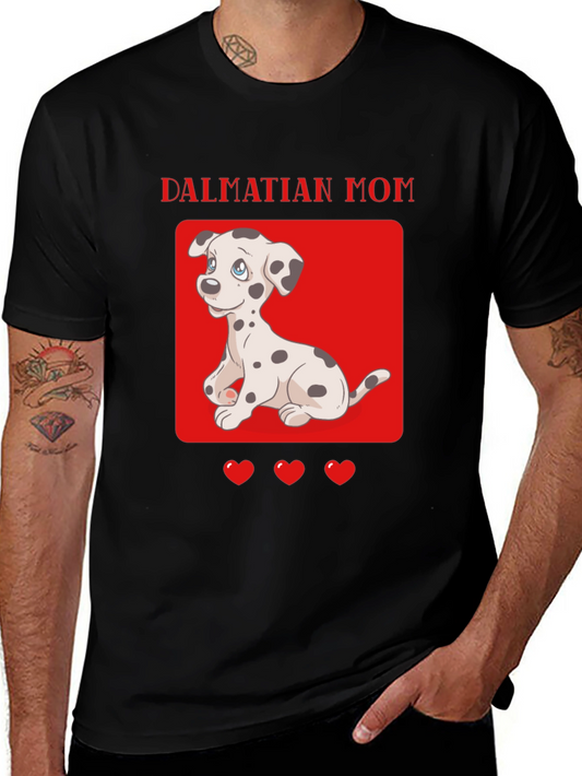 Dalmatian Mom Graphic T-Shirt