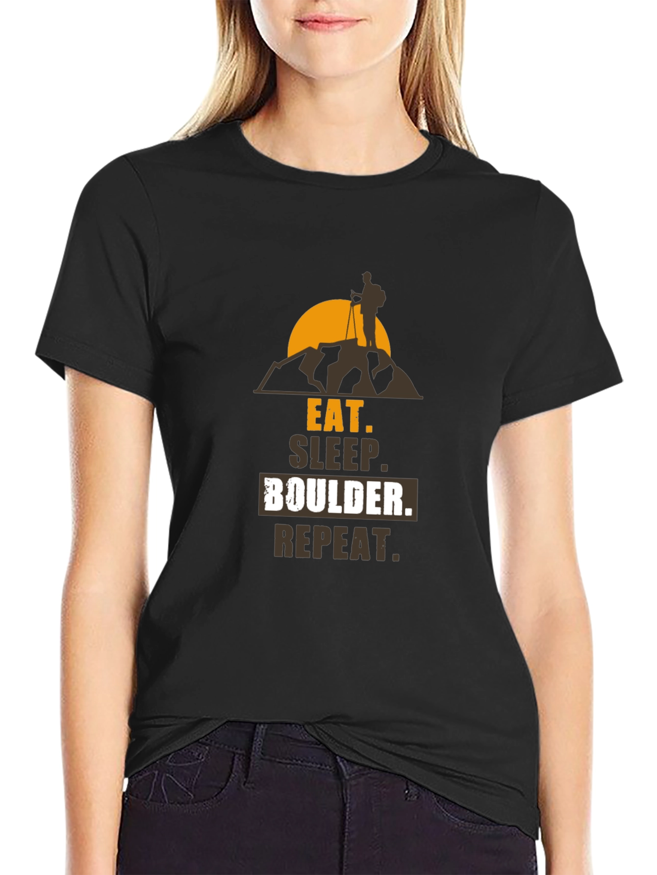 Eat Sleep Boulder Repeat T-Shirt
