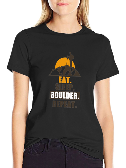 Eat Sleep Boulder Repeat T-Shirt