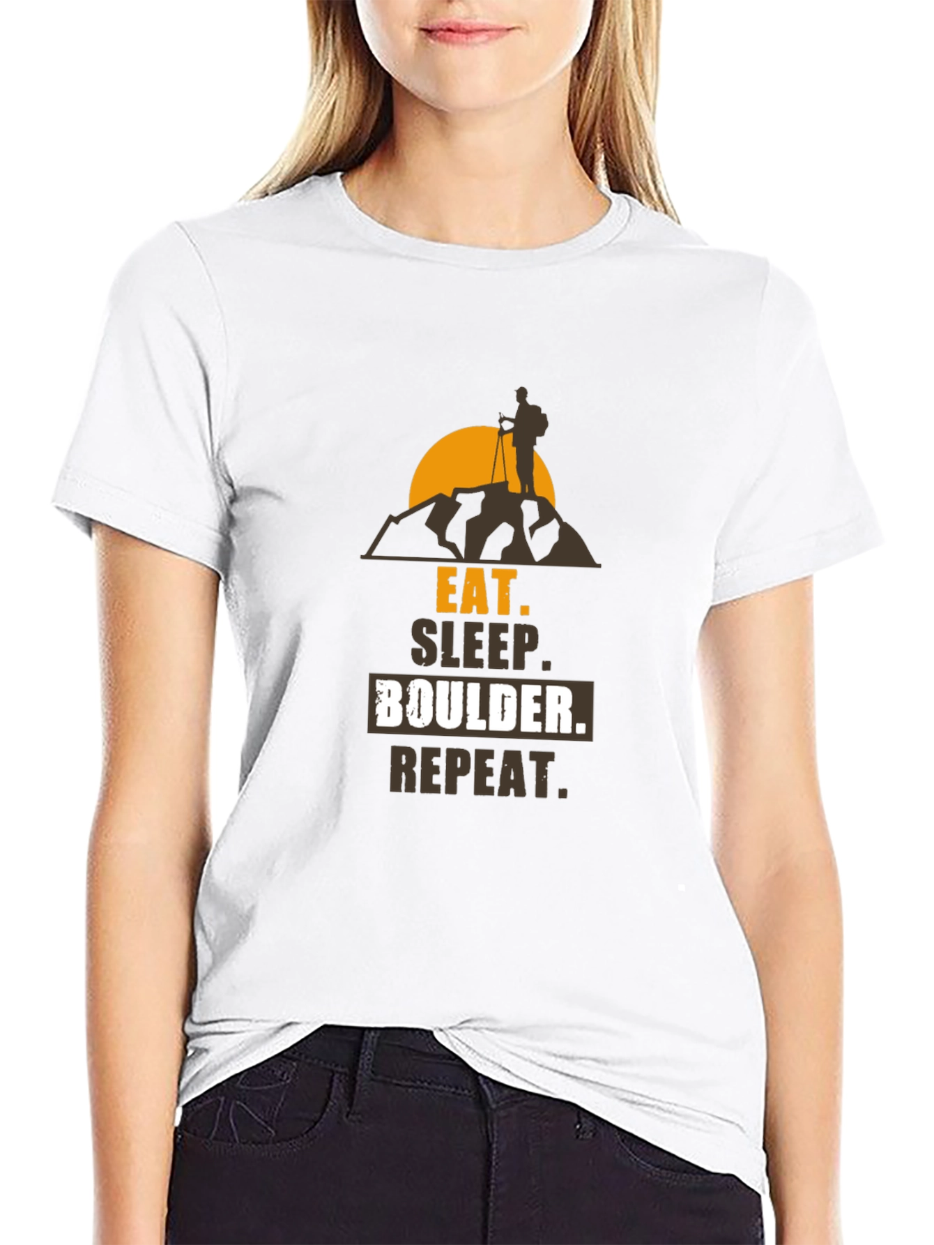 Eat Sleep Boulder Repeat T-Shirt