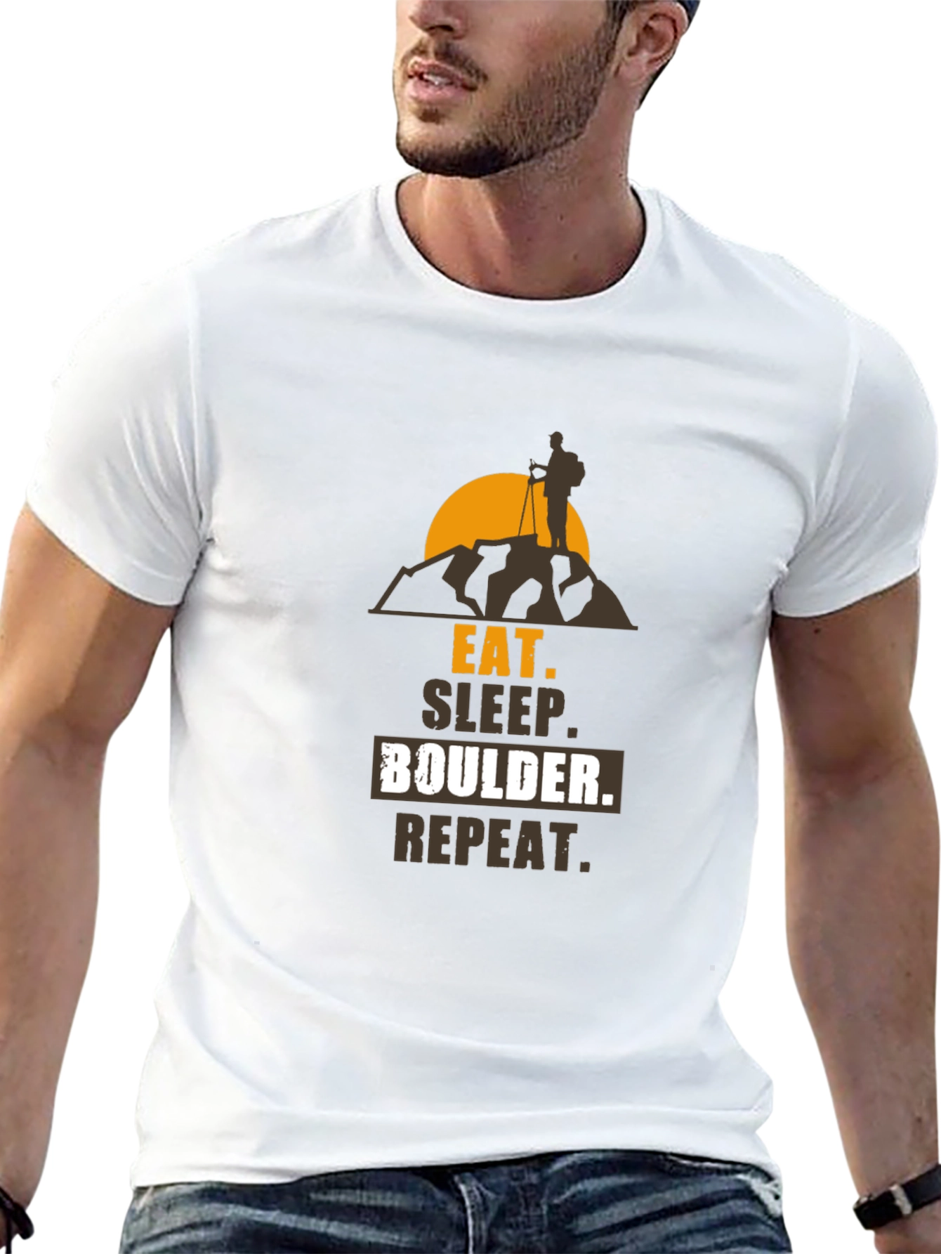 Eat Sleep Boulder Repeat T-Shirt