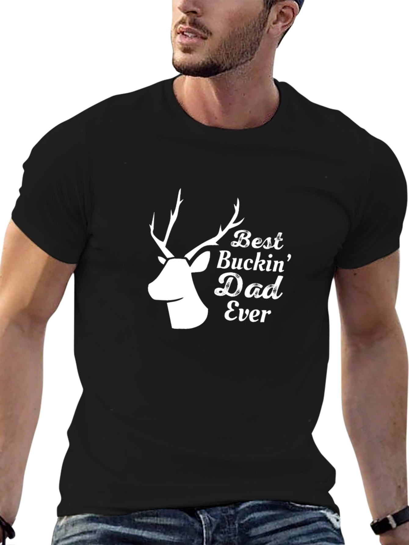 Best Buckin Dad Ever Graphic Tee