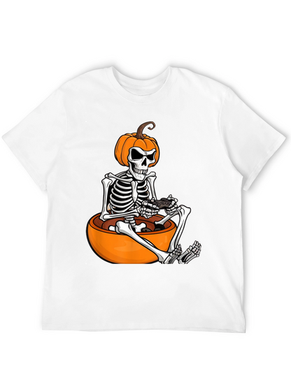 Halloween Gamer Skeleton T-Shirt
