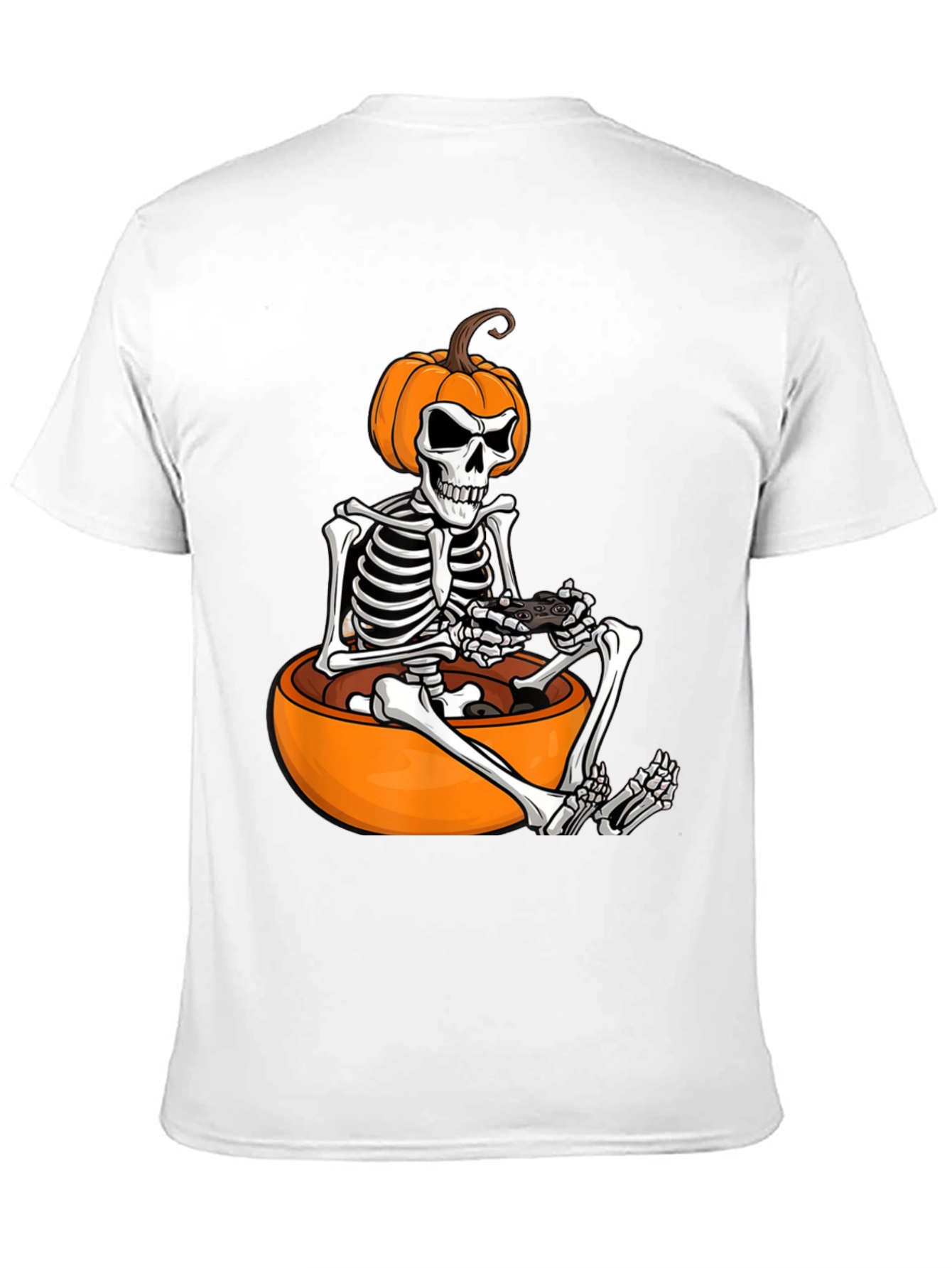 Halloween Gamer Skeleton T-Shirt