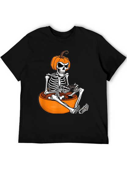 Halloween Gamer Skeleton T-Shirt