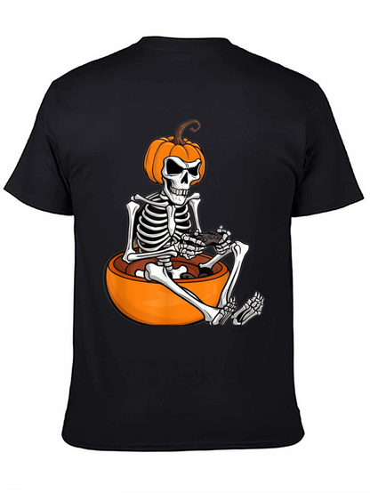 Halloween Gamer Skeleton T-Shirt