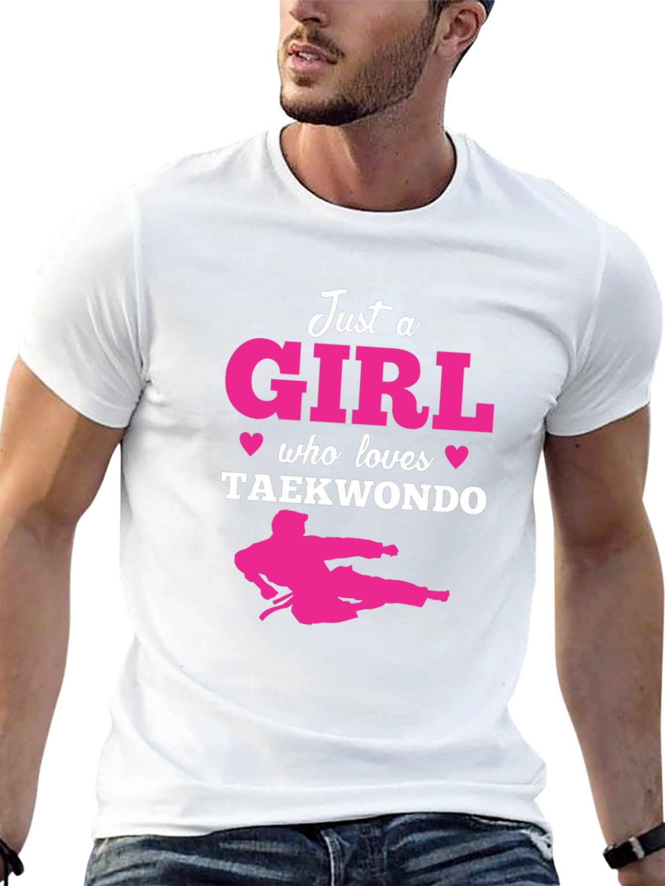 Just a Girl Who Loves Taekwondo T-Shirt