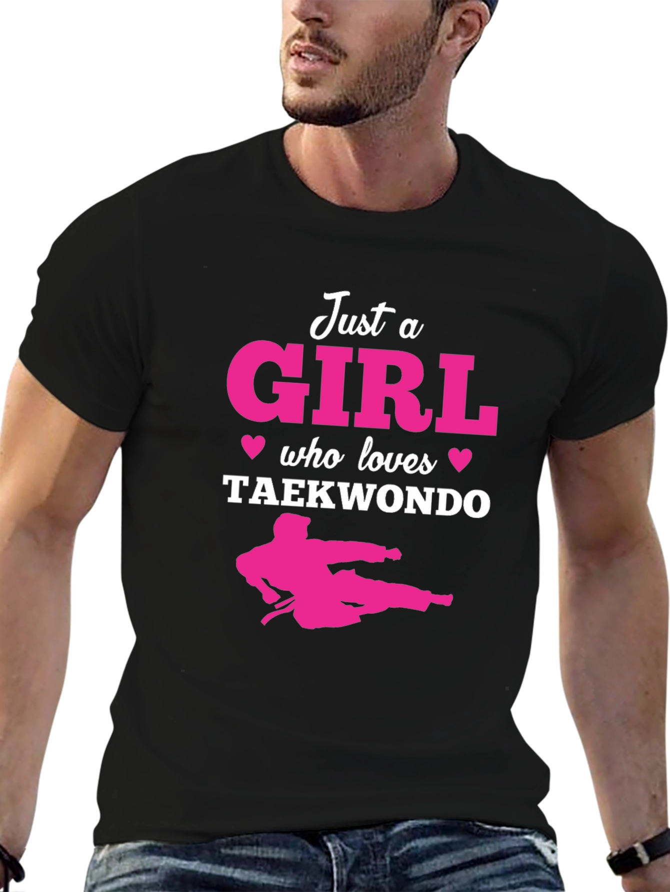 Just a Girl Who Loves Taekwondo T-Shirt